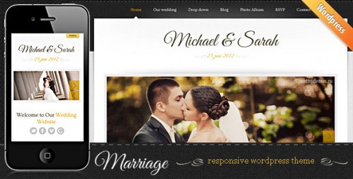 Marriage - Responsive Wedding WordPress Theme