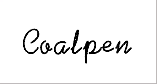 Coalpen Font