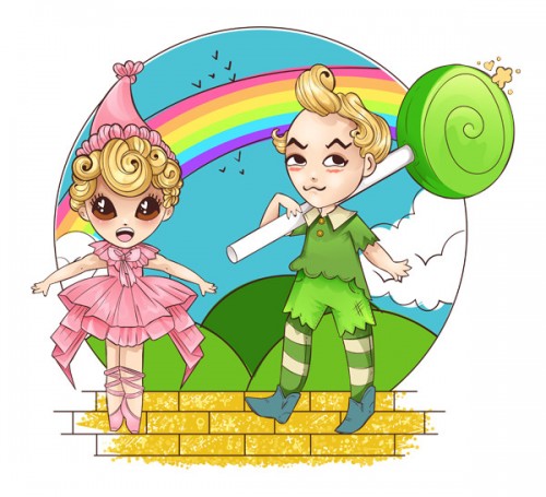 Create a Chibi Lollipop and Lullaby Munchkin