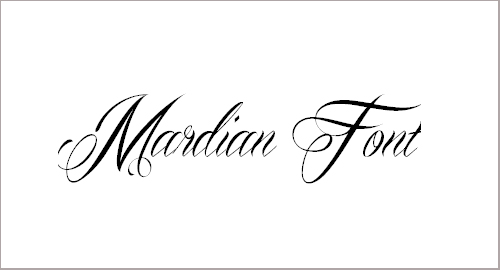Mardian Demo Font