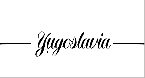 Yugoslavia Font